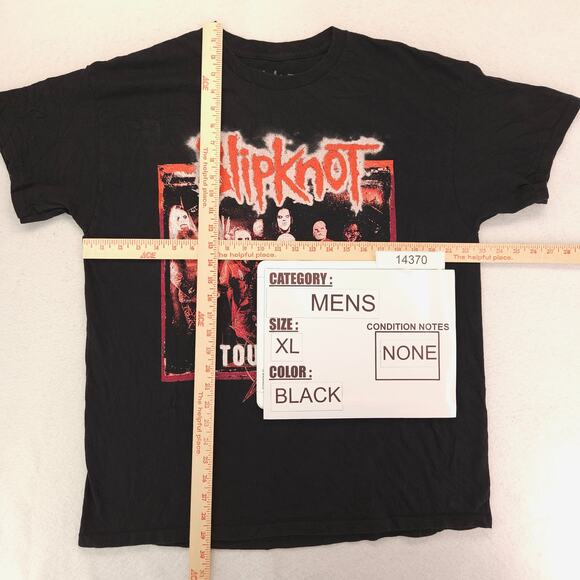 Slipknot Band Short Sleeve Casual Graphic Crew Neck T-Shirt Mens Size XL Black - Picture 5 of 9